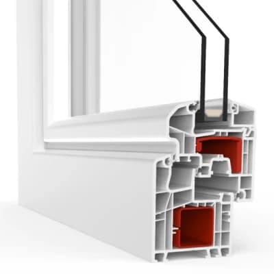 Aluplast Baie vitrée IDEAL® 5000 — fenêtre sur mesure